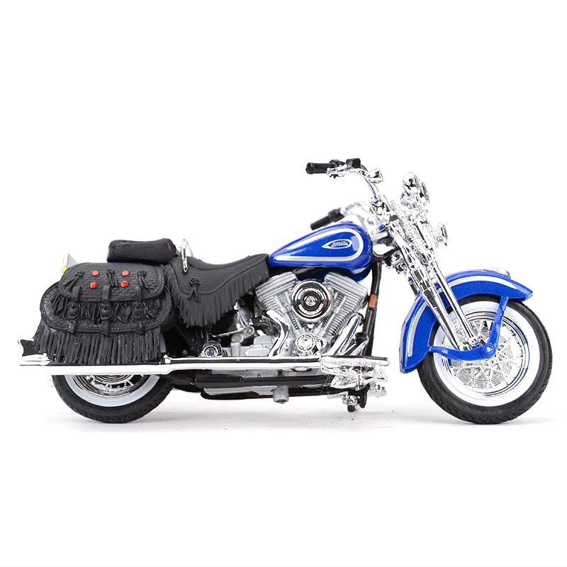 Maisto 1:18 Harley-Davidson 1999 FLSTS Heritage Softall Springer Red Die Cast Vehicles Collectible Hobbies Motorcycle Model Toys 6