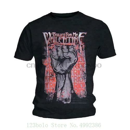 

Bullet For My Valentine riot T Shirt - New Official Male Battery Funny Cotton Tops
