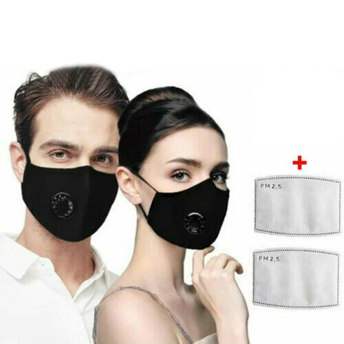 

Anti Dust N95/PM2.5 Mask Respirator Washable Reusable Mask Cotton Unisex corona virus Mouth Muffle Allergy/Asthma/Travel/Cycling