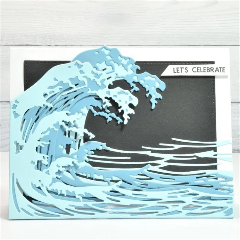 

Eastshape Wave Dies Frame Metal Cutting Dies for Card Making Scrapbooking Making Embossing Cuts Stencil Craft New 2019 for Dies