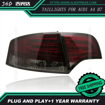 

Car Styling tail lights for Audi A4 B7 taillights LED Tail Lamp rear trunk lamp cover Audi A4 B7 taillight