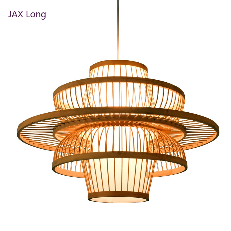 

Chinese style Bamboo pendant lights Lighting Garden Restaurant kitchen pendant lamp Hotel Farm Teahouse Lantern Tatami Hanglamp
