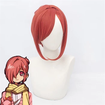 

Toilet-bound Hanako-kun Mitsuba Cosplay Wig Orange Synthetic Hair Wig Ponytail Style Halloween Party Costume Play Wigs Pelucas