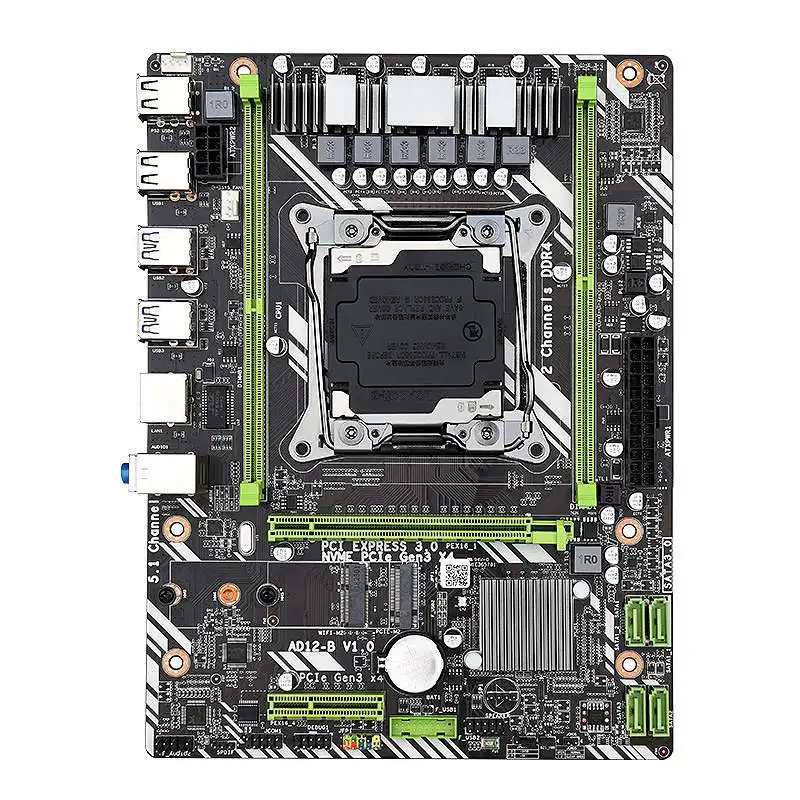 Материнская плата X99 D4 E5 V3/V4 DDR4 * 2 M ATX 64 Гб SATA3.0 USB3.0 PCI E 16X до материнская M.2