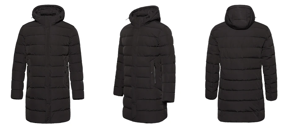 ICEbear 2018 зимняя куртка Для мужчин шляпа съемный теплое пальто повседневные парки с хлопковой подкладкой зимняя куртка Для мужчин Костюмы