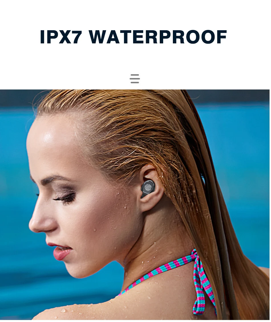 Оригинальные F9 беспроводные наушники TWS Bluetooth 5,0 наушники HIFI спортивные для бега IPX7 водонепроницаемые наушники гарнитура с сенсорным управлением