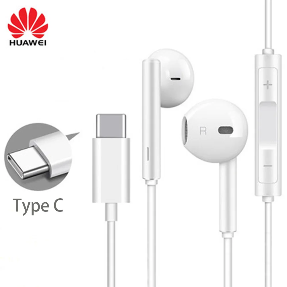 Наушники HUAWEI CM33 наушники вкладыши с микрофоном USB Type C для Mate 10 20 Pro X RS P 30 Note