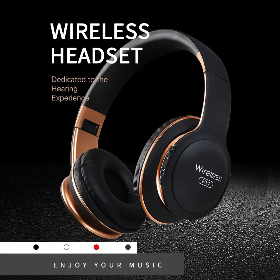 

Wireless Headset Bluetooth Headset Folding Music Sports Running headset Heavy Bass Stereo Foldadle Auriculares with Mic