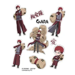 Officially Licensed Naruto Character Cosplay Sticker Set (Gaara)