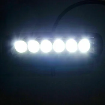 

Aluminum Work Light For SUV Off-Road Vehicle ATV 12-24V IP67 2pcs 6-Inch LED