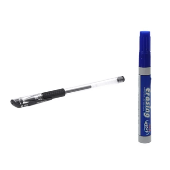 

12 Piece Roller Ball Pen Gel Pens Gel Pens Gel 0.5 mm New with 10X Felt Marker Marker Pen Erasable Whiteboard Blue