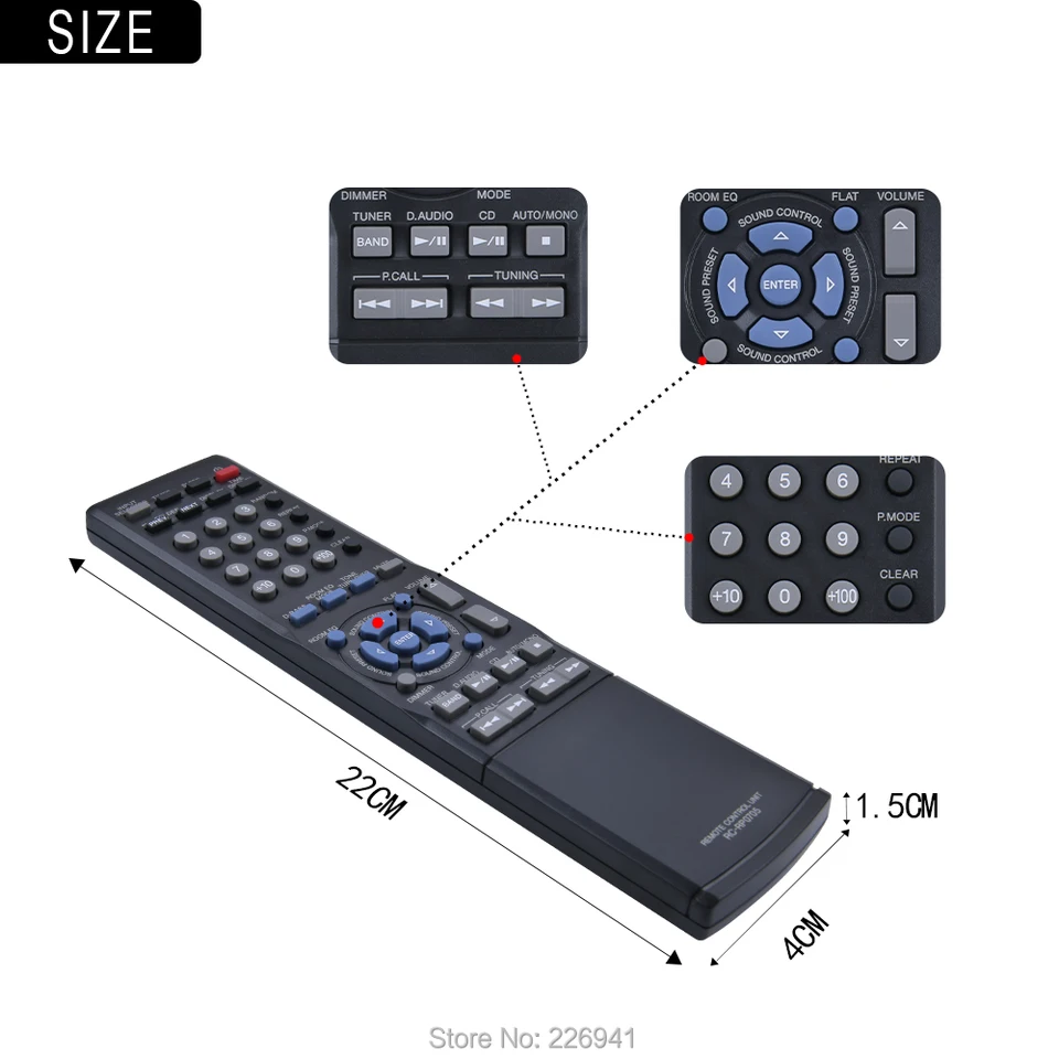 KENWOOD RC-RP0701 リモコン 希少】ケンウッド 純正リモコン RC-RP0701