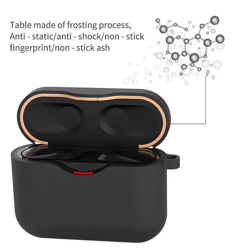 Для sony WF 1000XM3 чехол защитный с кольцом для ключей мягкий Coque Etui wf наушники оболочка