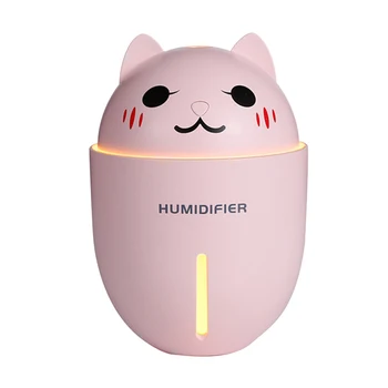 

USB Humidifier,Mist Humidifier,3-In-1 Air Purifier Aroma Essential Oil Diffuser with Filter,Fan and Night Light