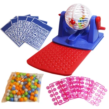 

Fun 75 Balls Family Party Children Educational Traditional Number Lottery Machine Adult Interactive Board Game Gift Kids Toy
