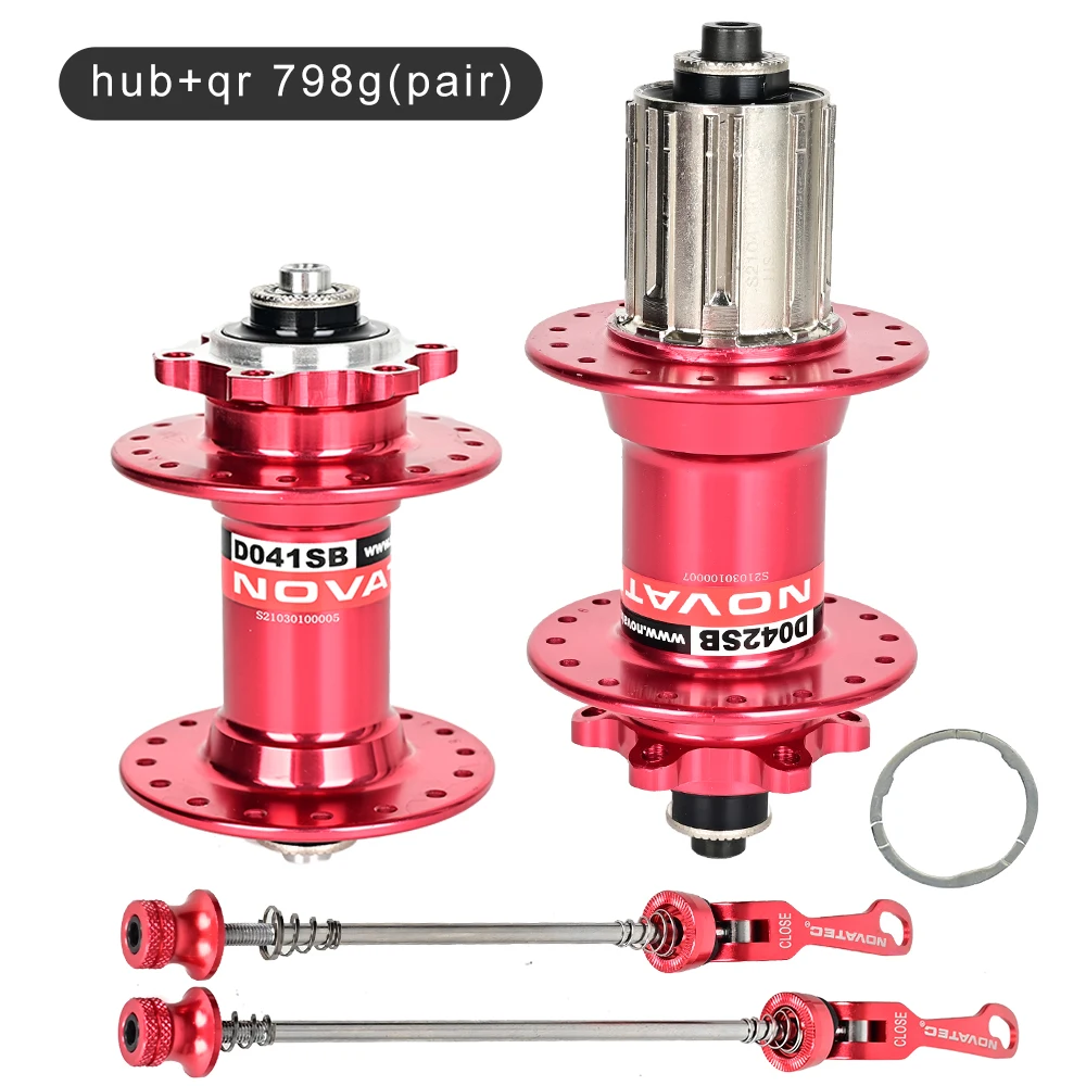 Novatec D041SB D042SB MTB Bike Hub Bicycle Mountain bearing Hubs Disc Brake Cassette Hub 28/32/36 Holes HG SX 8/9/10/11/12 Speed