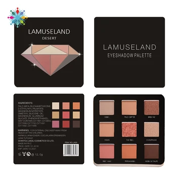

9 Colors Glitter Eyeshadow Palette Holographic Shiny Matte Glitter Pigment Eye Shadow Pallete Shimmer Makeup Cosmetics Palette
