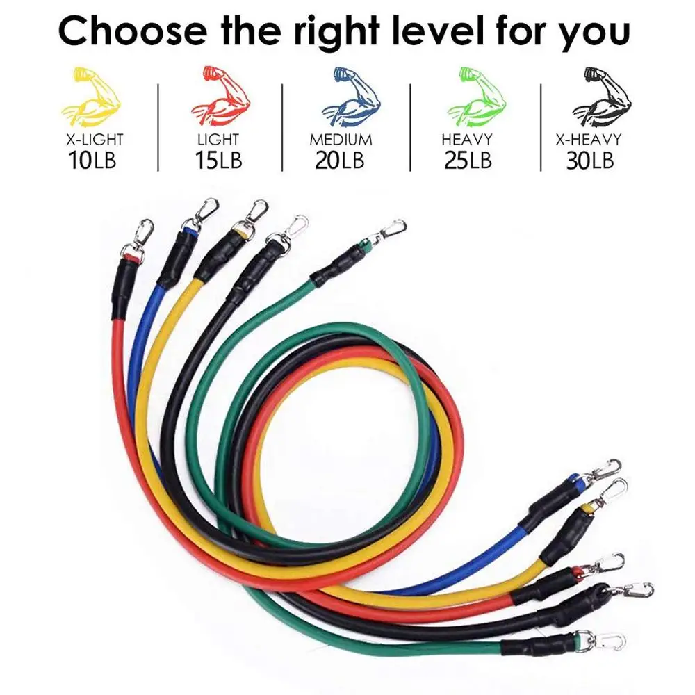 Billig Pull Seil Fitness Übung Widerstand Bands Crossfit Gym Latex Rohre Yoga Pedal Körper Muscle Brust Training Workout