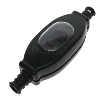

Lot 5 Inline Rocker Switch Waterproof Cord Cable Appliance Switch AC0~250V 3A Black
