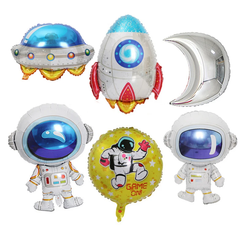 Deco. Vajilla Tazas DE PAPEL-Aventura Espacial Fiesta-cohete Robot fiesta de cumpleaños