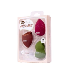 Инструмент для макияжа 3 набора сетчатых красных яиц для макияжа капли воды Тыква пудра слоеная комбинация продукт как для сушки, так и для смачивания