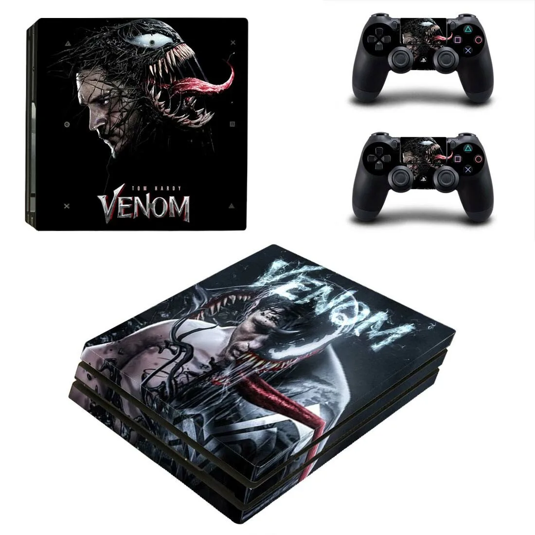 Venom PS4 Pro стикер s PS 4 Play станция 4 Pro виниловые наклейки на кожу наклейки Pegatinas для playstation 4 Pro консоль и контроллер