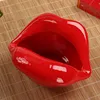 Cute Cartoon Ashtray Lips Ceramic Ashtray Creative Flower Pot Trendy Mouth Fashion Home Mini Send Boyfriend Gift ► Photo 3/5