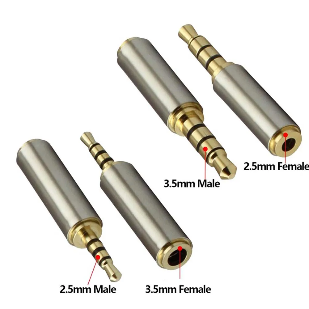 6.3mm Female 3.5mm Male Stereo Audio Converter 3.5mm 2.5mm 2.5 Mm 3.5 Adapter Aliexpress