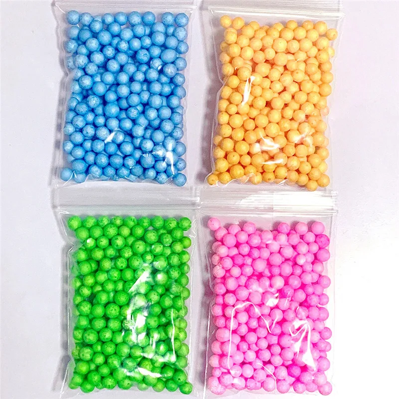 Beads Craft Slime Kit Foam Beads Styrofoam Balls Tools For DIY Slime Making (9)