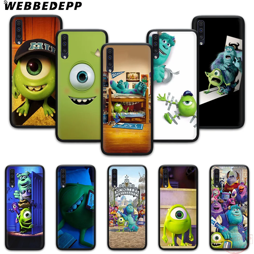 WEBBEDEPP Университет монстров мягкий чехол для Samsung A3 детей 5 6 7 8 9 J6 A10 A20 A30 A40 A50 A60 A70 S M10