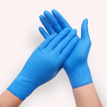 

50x Nitrile Disposable Gloves Latex-Free Catering Coloring Salon Beauty Glove Work/Rubber/Garden Gloves Dishwashing