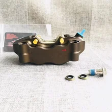 Мотоцикл тормозной суппорт 100 мм Монтажный радиальные 30/34 мм 4 поршневые ХПК заготовки для Honda Yamaha Kawasaki Suzuki