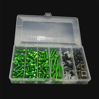 

Aluminum Motorcycle Fairing Screws Bolts Nuts Kit Body Mount Windshiled Fasteners Clips FOR zx10r ducati 848 ducati monster 696
