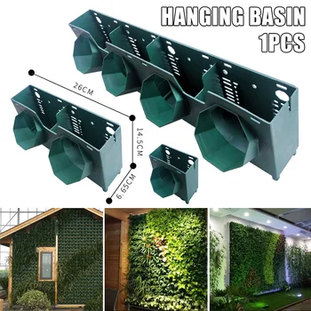 

Newly Flower Pot for Wall Indoor Outdoor Flower Pot Vertical Wall Mount Hanging Flower Pot Balcony Garden Home Decor CLA