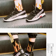 Высокое качество Harajuku мода Уличный Скейтборд длинные хлопковые носки для женщин и мужчин хип-хоп хлопок унисекс уличная одежда с буквами носки