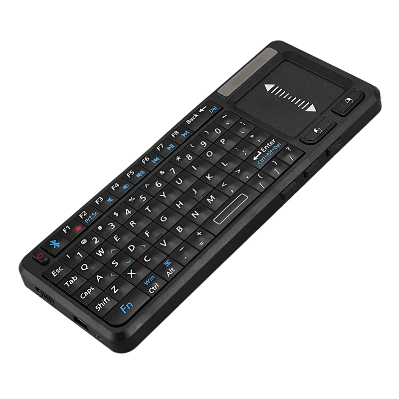 VIBOTON UKB-106-BT Bluetooth английская мини беспроводная клавиатура небольшого размера легкая мультимедийная клавиатура с тачпадом для ноутбука