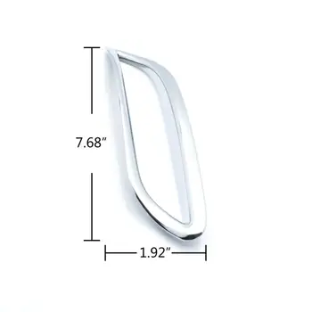 

Rear Fog Light Bumper Cover Reflector Trim Car ABS Automotive Accessories