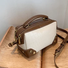 

Fashion Stone Women's Crossbody Messenger 2021 PU Leather Small Totes LuxuryDesigner Travel Shopping Shoulder Bags Handbags Purs