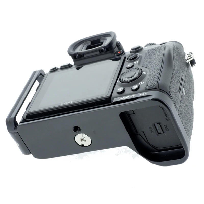 Peipro L Пластина для sony A7RIV БЫСТРОРАЗЪЕМНАЯ черная L пластина Кронштейн держатель ручка для sony A7R4 камера опорная пластина боковая пластина