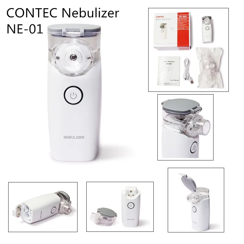 CONTEC NE-M01 Portable Ultrasonic Mesh Nebulizer Adult Child two masks handheld Humidifier,USB - buy at the price of $18.71 in aliexpress.com | imall.com