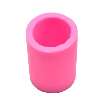

3D Cylinder Bee Honeycomb Silicone Candle Mold Soap Clay Making DIY Cake tool