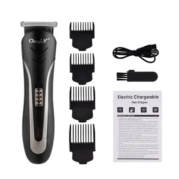 

USB Rechargeable Hair Trimmer Men's Hair Cutting Machine Beard Trimmer Shaver Razor Haircut Electric Hair Clipper 4 Limit Comb