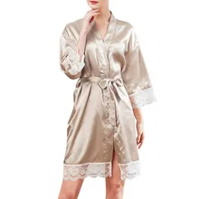 Лидер продаж, женская пижама, Женская весенне-Летняя шелковая одежда с длинными рукавами, кружевное платье, домашняя одежда, одежда для сна, bielizna nocna A35