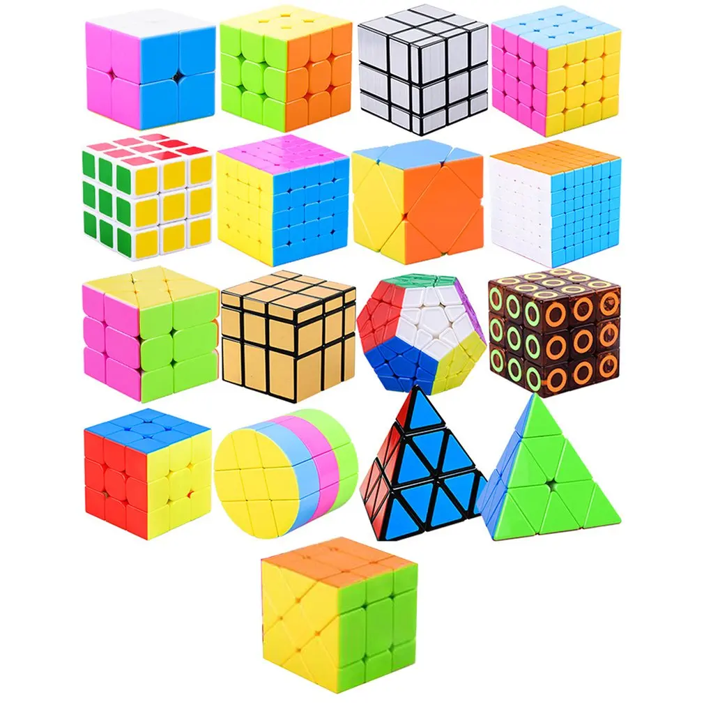 Candy color speed twisting magic square second-order third-order fourth-order fifth-order seventh-order pyramid cube 23457