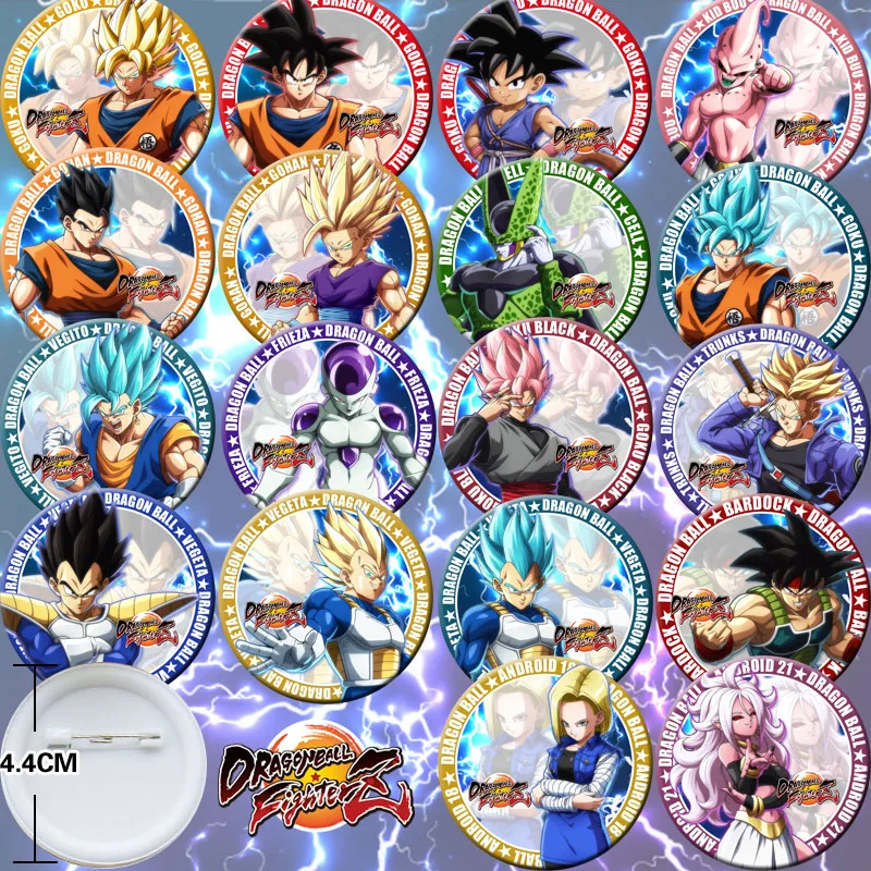 

Dragon Ball Vegeta IV Son Goku Dragonball Evolution Bedge bag Badge Button Medal Anime Brooch Pin Souvenir Cosplay Cute Props