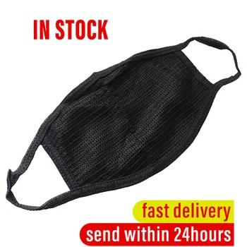 

1/2/4/5/6/8/10/15/20 Pcs Unisex Face Masks Black Cotton Dustproof Reusable Man And Woman Mouth Face Masks Cover Masc Aghaidhe