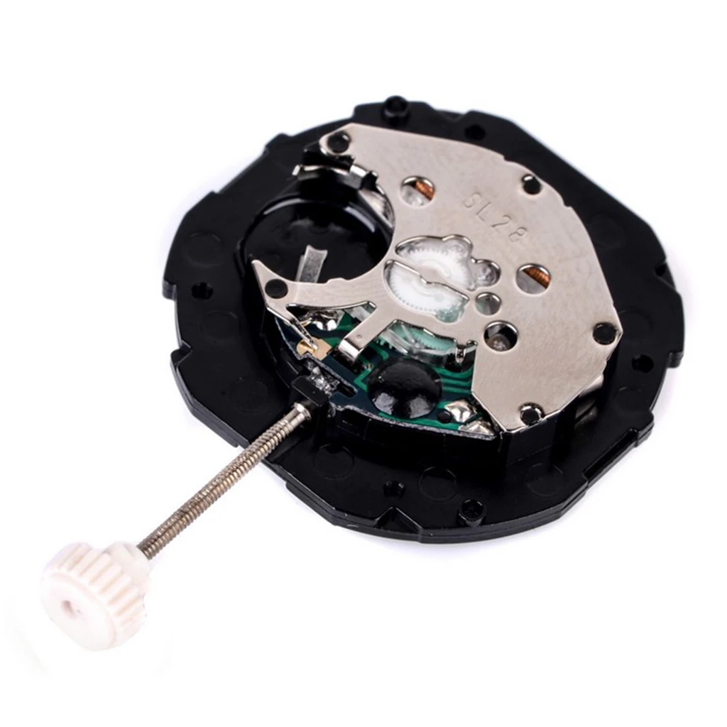 Watch Dial with 3 Hands Clock Movement Double/Single Calendar 2.4x0.4cm