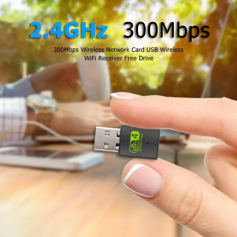 WD-3505C USB WiFi адаптер 300 Мбит/с беспроводная сетевая карта 2,4 ГГц WiFi ключ