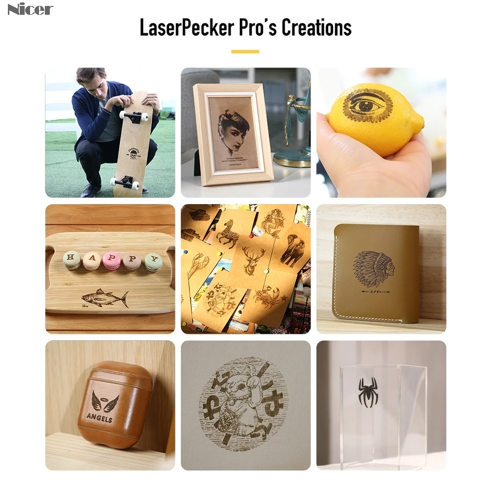 LaserPecker 2 Pro Laser Cutter/Engraver Bundle  3D Printing Supplies, 3D  Printers and Laser Engravers