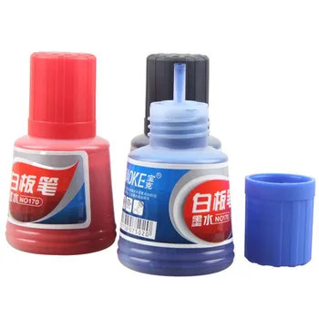 

1 Bottle 36ml Whiteboard Marker Ink Erasable Black Blue Ink for Refilling Ink Whiteboard Pen School Office Supplies